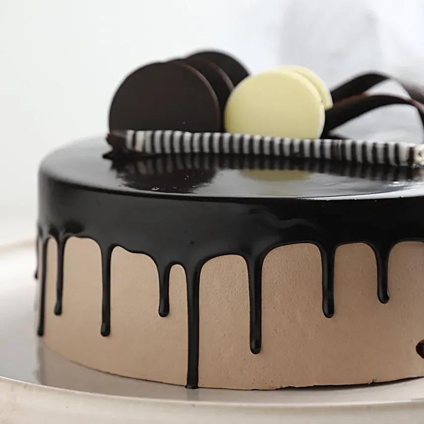 Decadent Chocolate Truffle Cream Cake - Image 6