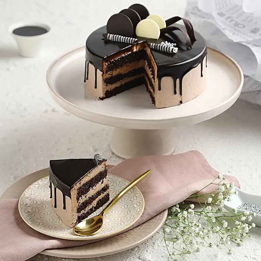 Decadent Chocolate Truffle Cream Cake - Image 5