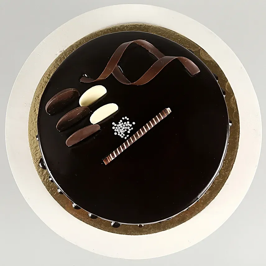 Decadent Chocolate Truffle Cream Cake