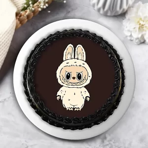 Labubu Dark Truffle Cake