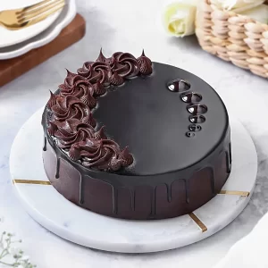 Velvety Chocolate Truffle Cake