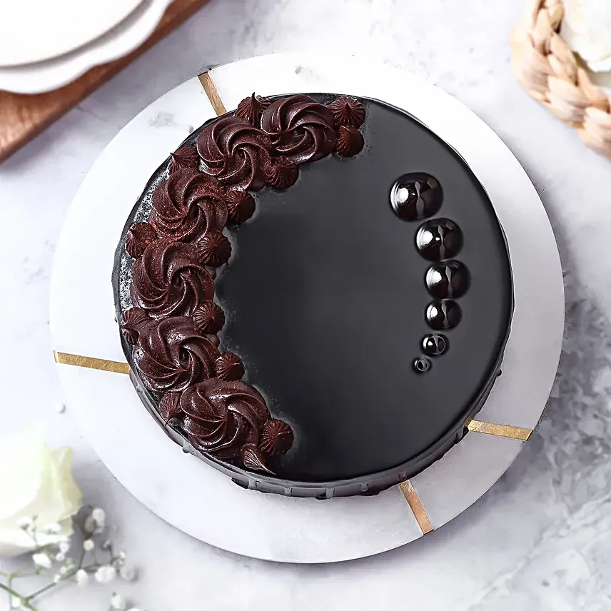 Velvety Chocolate Truffle Cake - Image 5