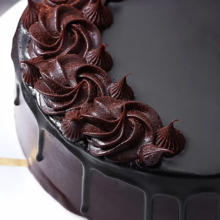 Velvety Chocolate Truffle Cake - Image 3